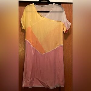 Bottega Veneta Sz 6 US Silk Sheath Dress